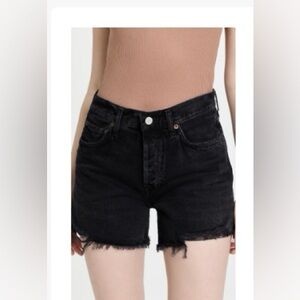 Agolde Parker Loose Fit Vintage Shorts in Trance